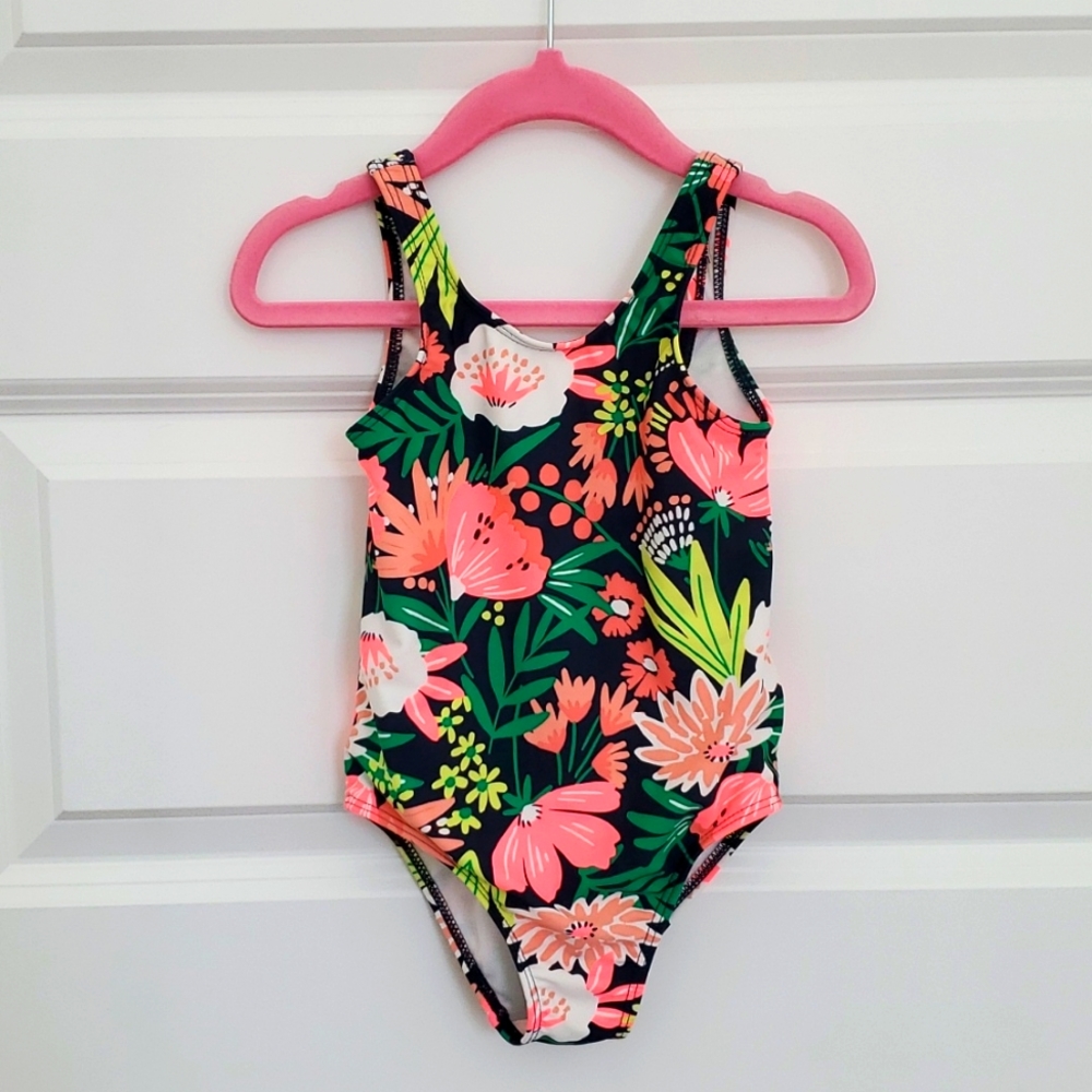 Toddler 2T Floral Bathing Suit